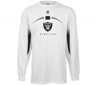 NFL Oakland Raiders Sideline Gun Show Long Sleeve T Shirt —