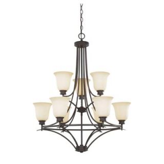 Designers Fountain Montreal 9 Light Oil Rubbed Bronze Hanging Chandelier 96989 ORB