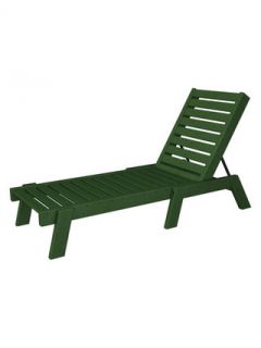 Slatted Captain Chaise by POLYWOOD
