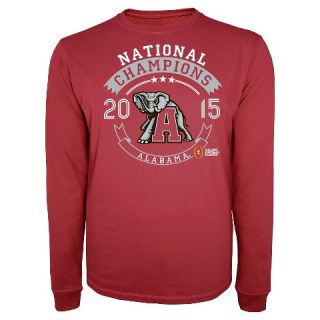 Alabama Crimson Tide Mens 2015 National Champions Long Sleeve T Shirt