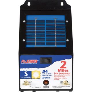 Fi-Shock Solar Powered, Battery Operated Fence Controller, Model# ESP2M-FS  Fencing