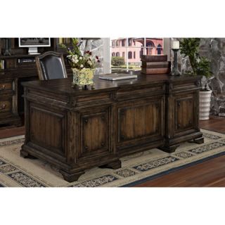 Strongson Furniture San Andorra Executive Desk with File Drawers