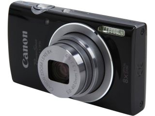 Canon PowerShot ELPH 135 Silver 16 MP 8X Optical Zoom 28mm Wide Angle Digital Camera