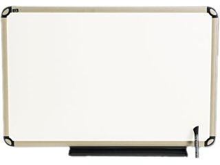 Quartet TE563T Total Dry Erase Board, 36 x 24, White, Euro Style Aluminum Frame