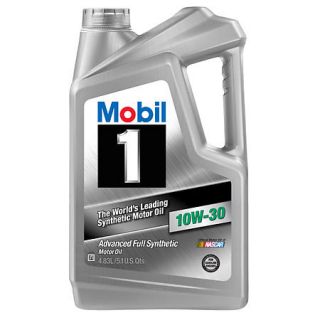 Mobil1 10W 30 Fully Synthetic Motor Oil (5 Plus Quarts Jug) 112796/112974