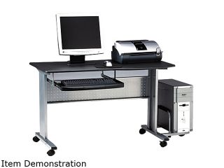 Mayline Eastwinds 8100TD Computer Workstation   29" Height   Steel   Anthracite, Metallic Gray Frame