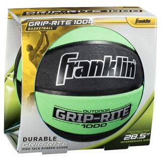 Franklin Sports Grip Rite 1000 Intermediate Basketball Lime   28.5