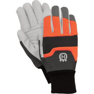 Husqvarna Forest Chain Saw Gloves — XL, Model# 579380212  Logging Apparel   Protection