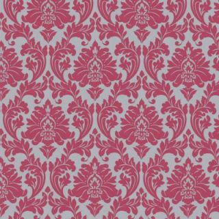 Graham & Brown 56 sq. ft. Majestic Hot Pink Wallpaper 30 418