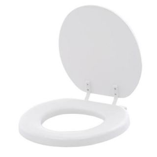 Mayfair Lift Off Soft Round Closed Front Toilet Seat in White 13EC 000