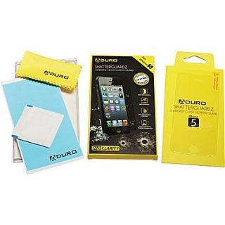 Aduro ShatterGuardz Tempered Glass Screen Protectors for iPhone 4/4S